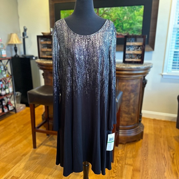 NWT Nina Leonard Swing Dress - Picture 1 of 8